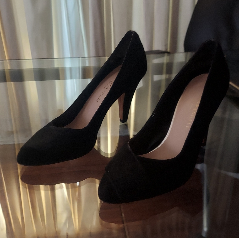 Loeffler Randall Mohair Suede heel pointed toe nordstrom